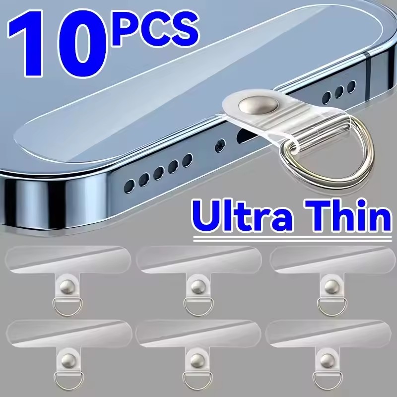 Mobile Electronics Gadgets - Universal Transparent Detachable Phone Lanyard Clips