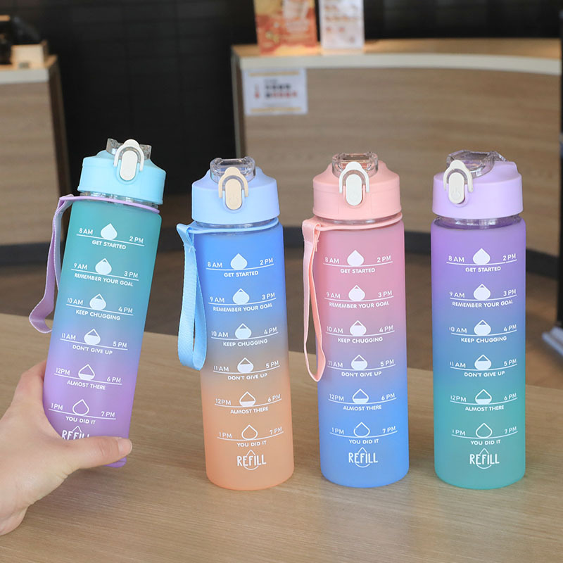 Smart Water Bottle Tracker - 700ML Running Water Bottle Soft Water