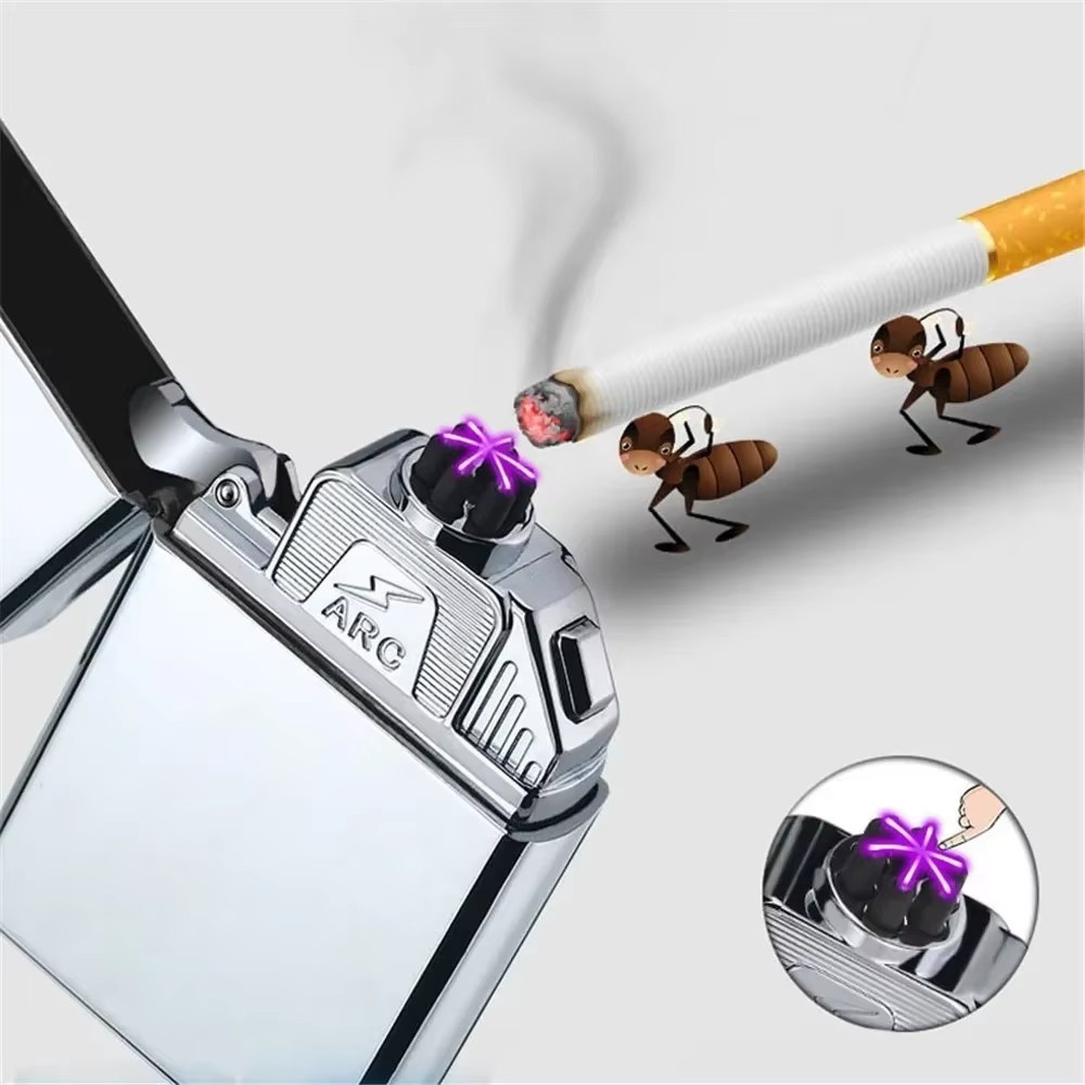 New Six Arcs Lighter Windproof - огляд і ціна Electronics Gadgets For Gift