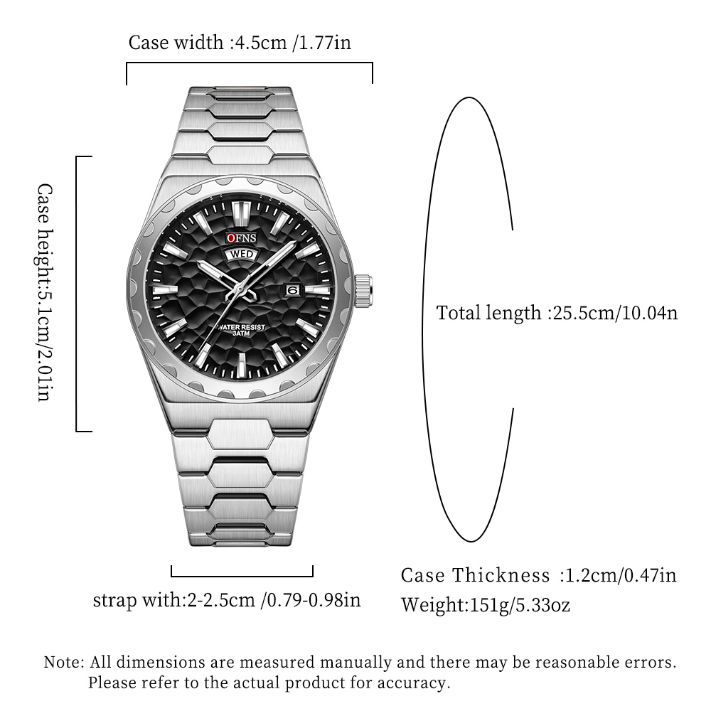 OFNS Business Men Clock Quartz - огляд і ціна Electronics Gadgets For Men