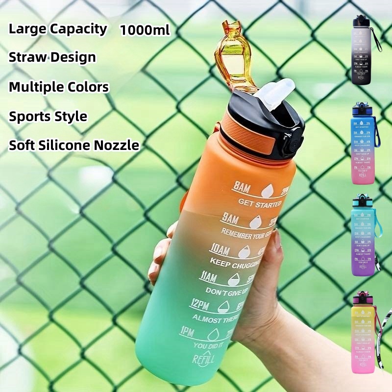 Gradient Color 1000mL Large Ca - огляд і ціна Smart Water Bottle Tracker
