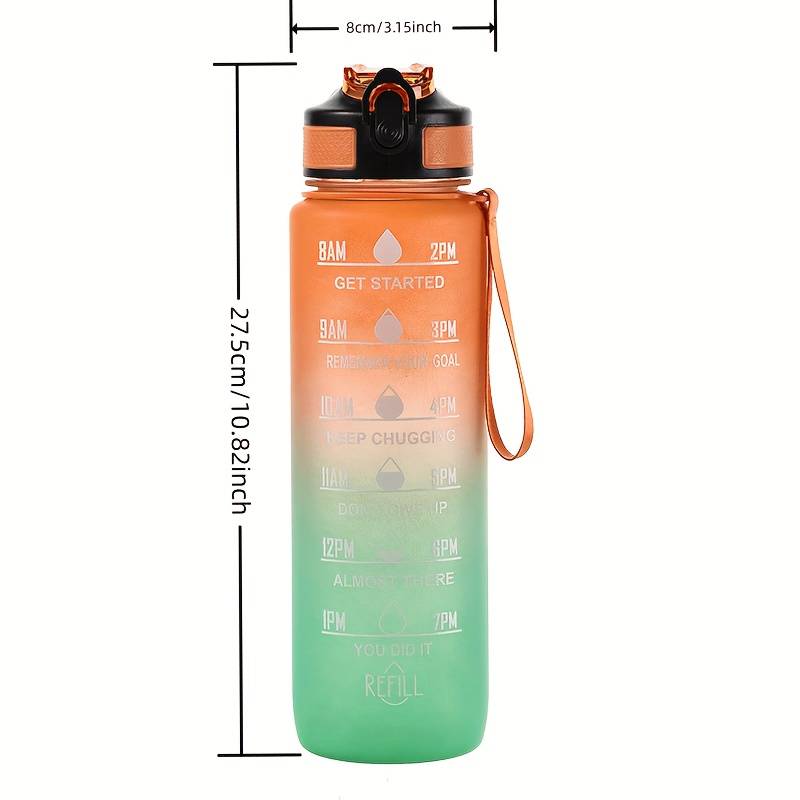 Gradient Color 1000mL Large Ca - огляд і ціна Smart Water Bottle Tracker