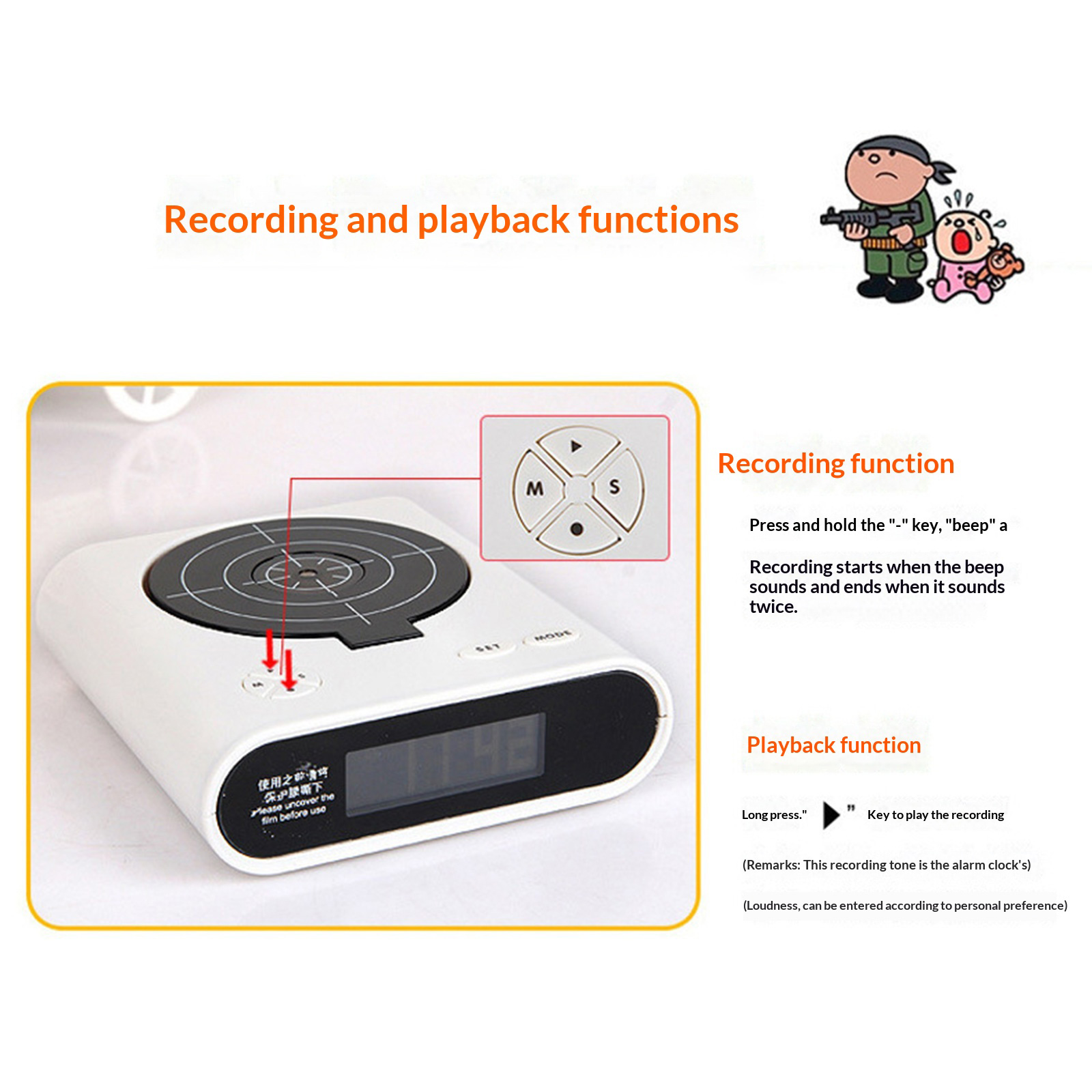 Electronics Desk Clock Creativ - огляд і ціна Electronics Gadgets For Gift
