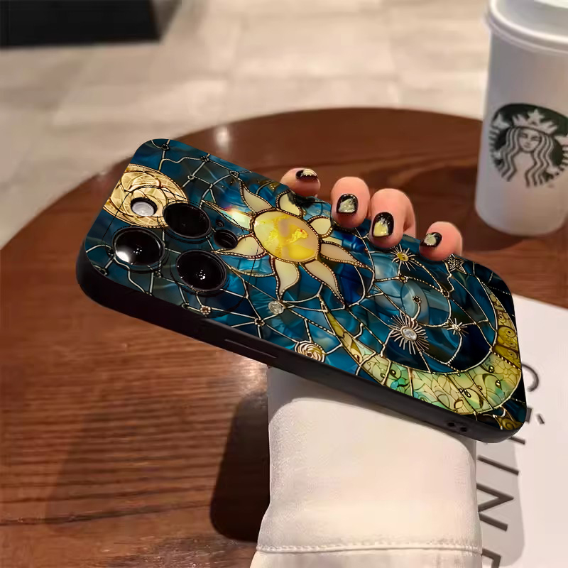 Aesthetic Sun Moon Print Phone - огляд і ціна Samsung Galaxy S25