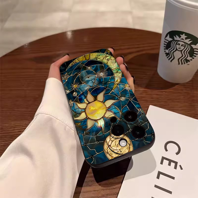 Aesthetic Sun Moon Print Phone - огляд і ціна Samsung Galaxy S25