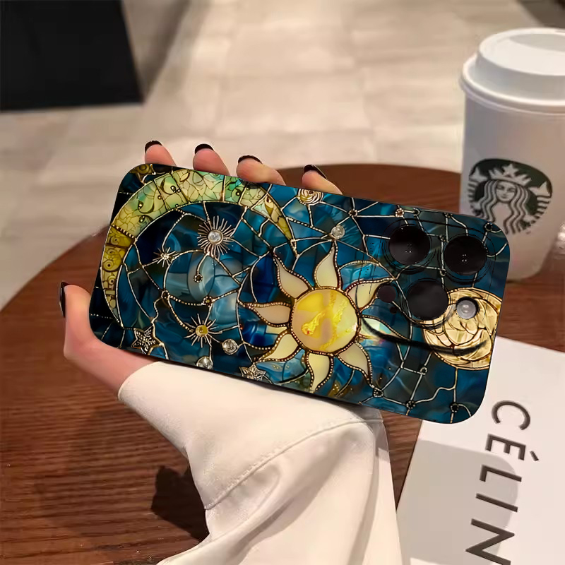 Aesthetic Sun Moon Print Phone - огляд і ціна Samsung Galaxy S25