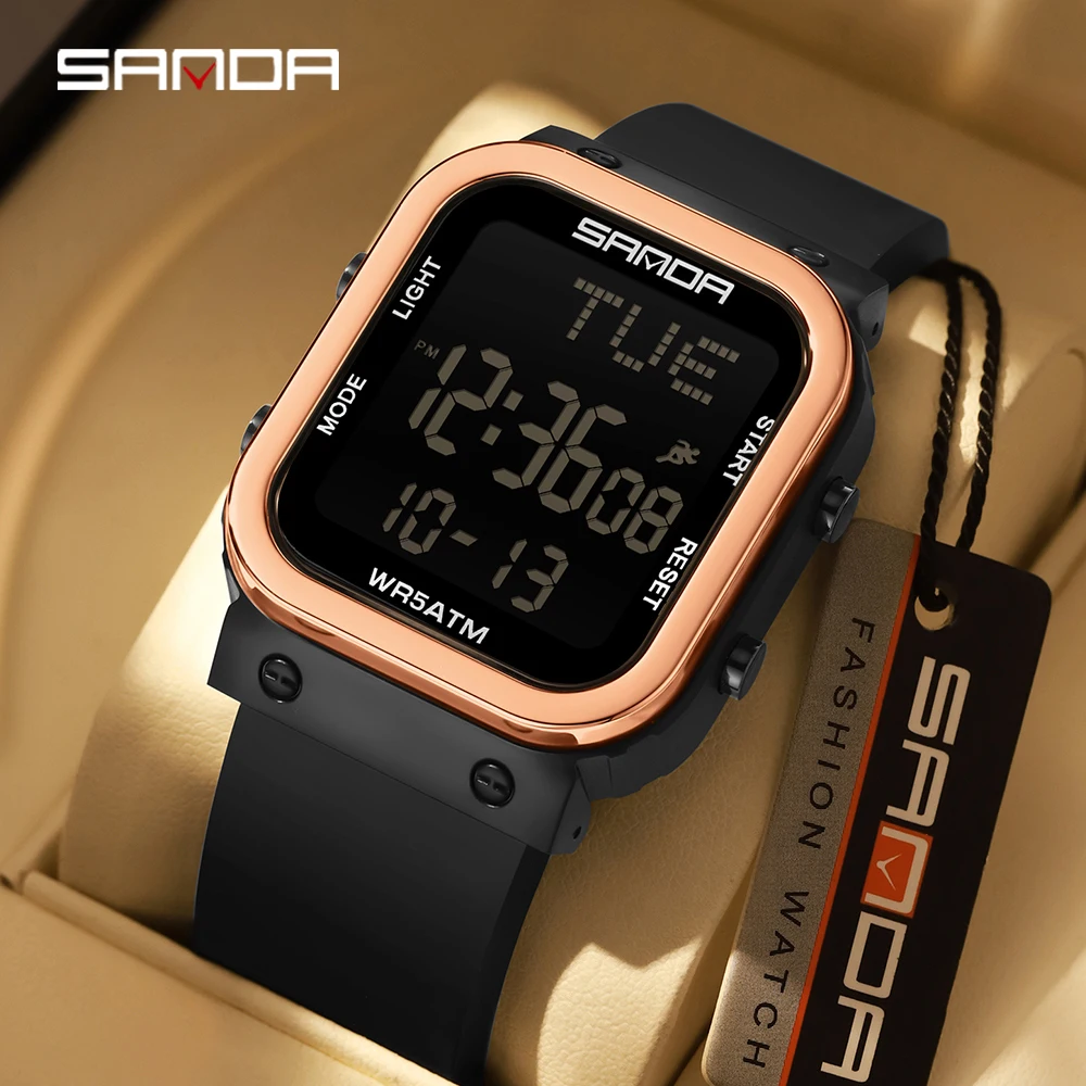 SANDA Digital Watch Men Milita - огляд і ціна Electronics Gadgets For Men