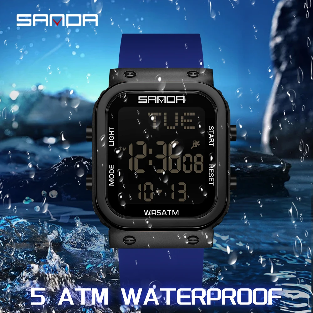 SANDA Digital Watch Men Milita - огляд і ціна Electronics Gadgets For Men