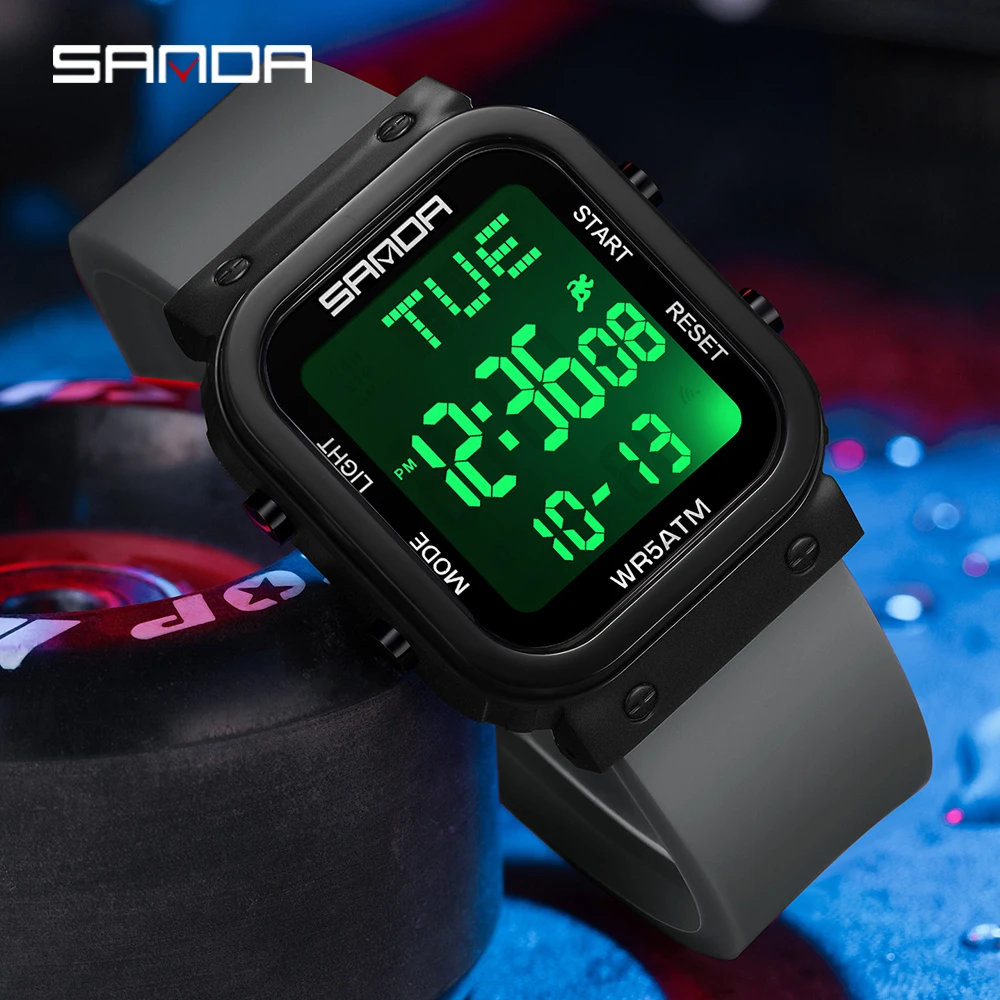 SANDA Digital Watch Men Milita - огляд і ціна Electronics Gadgets For Men