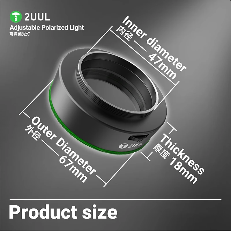 2UUL Adjustable Polarized Ligh - огляд і ціна Usb Microscope Digital