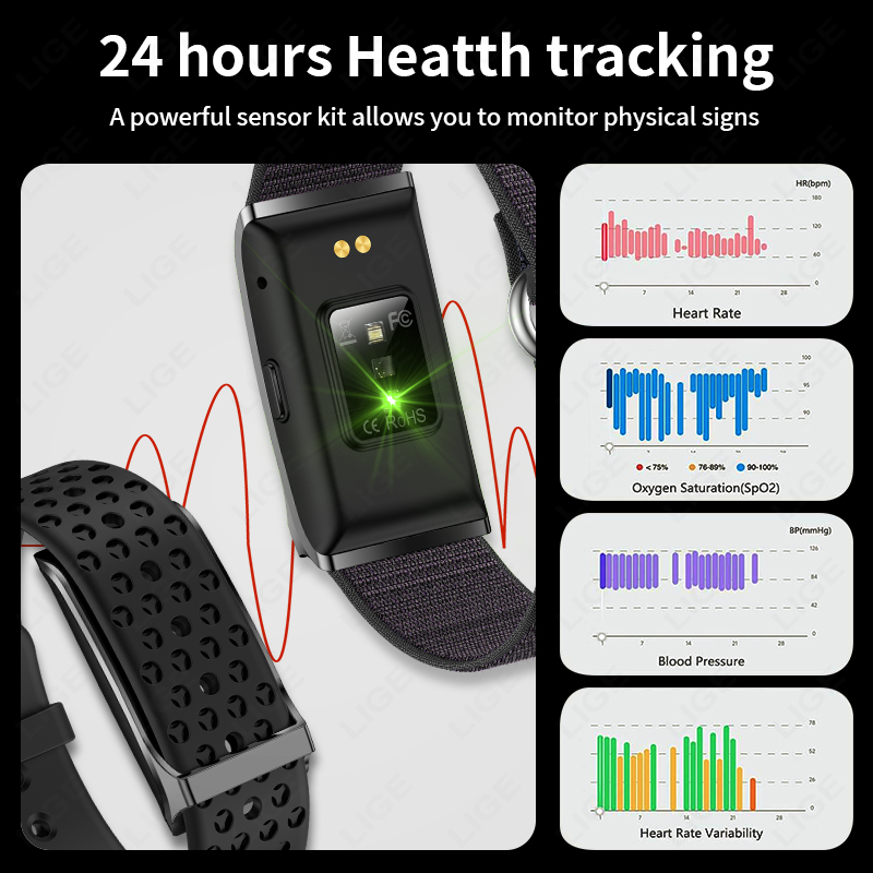 LIGE 100+ Sport Fitness Tracke - огляд і ціна Electronics Gadgets For Men