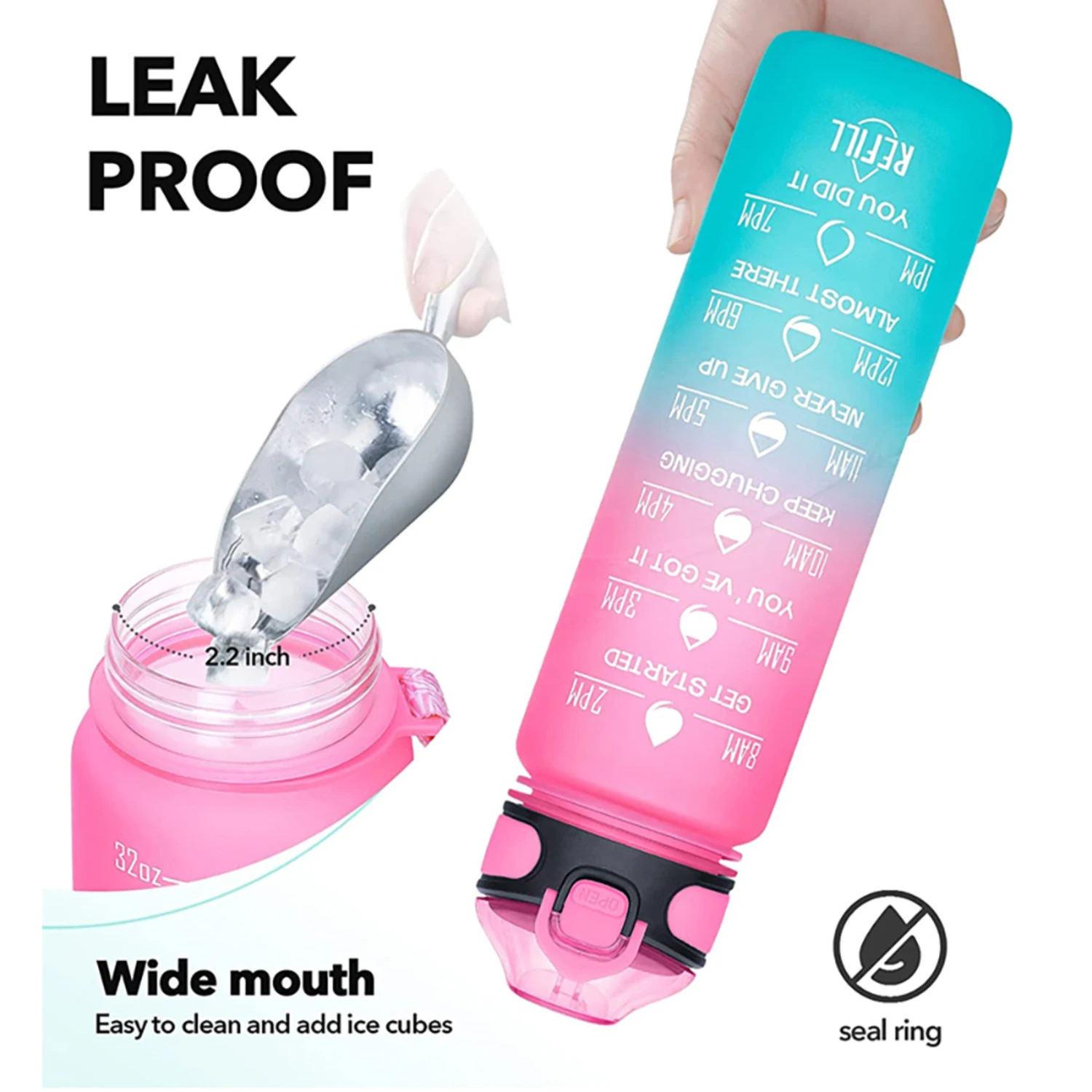 1L Sports Water Bottle with St - огляд і ціна Smart Water Bottle Tracker