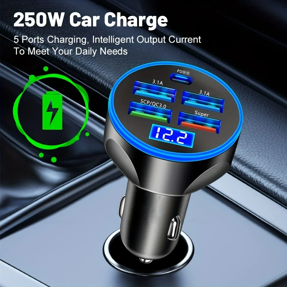 250W Super Fast Charging Car C - огляд і ціна Election Electronics & Gadgets Store Woocommerce Theme